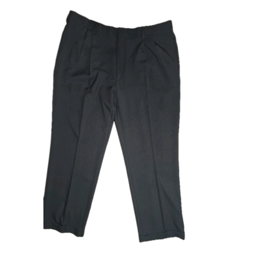 Haggar Men’s Dress Pants 42x32 Big Size Premium Comfort Waist Classic Slacks